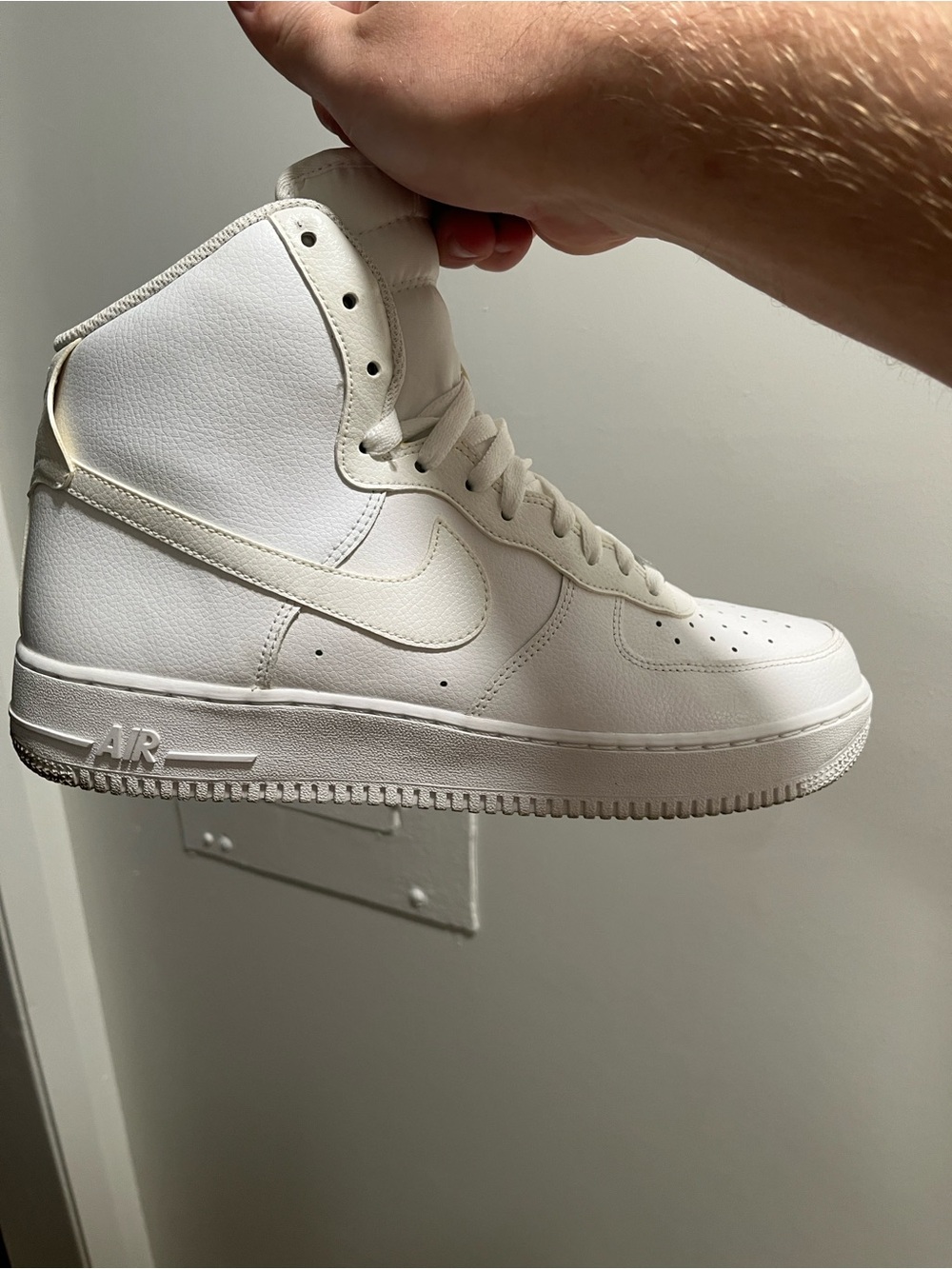 Nike High-Top Sneakers - White/Cream